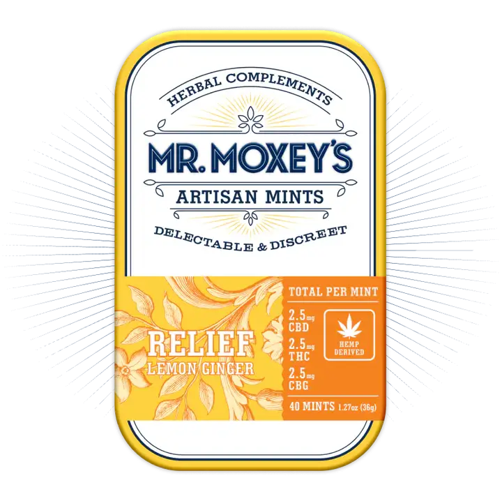 Mr. Moxey's Relief Lemon Ginger Mints