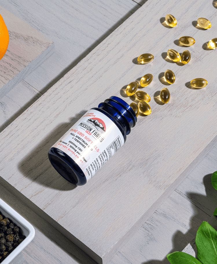 Mission Farms Pure CBD Softgels