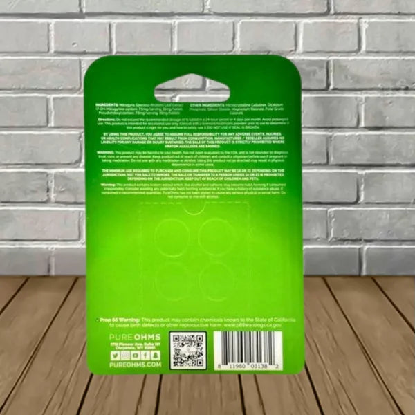 Pure Ohms 7-OH + Pseudo Chewable Extract Tablets 4ct Best Price