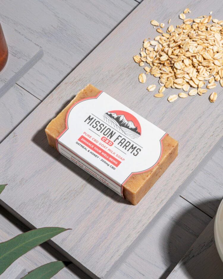 Mission Farms Pure CBD Goat Milk Soap