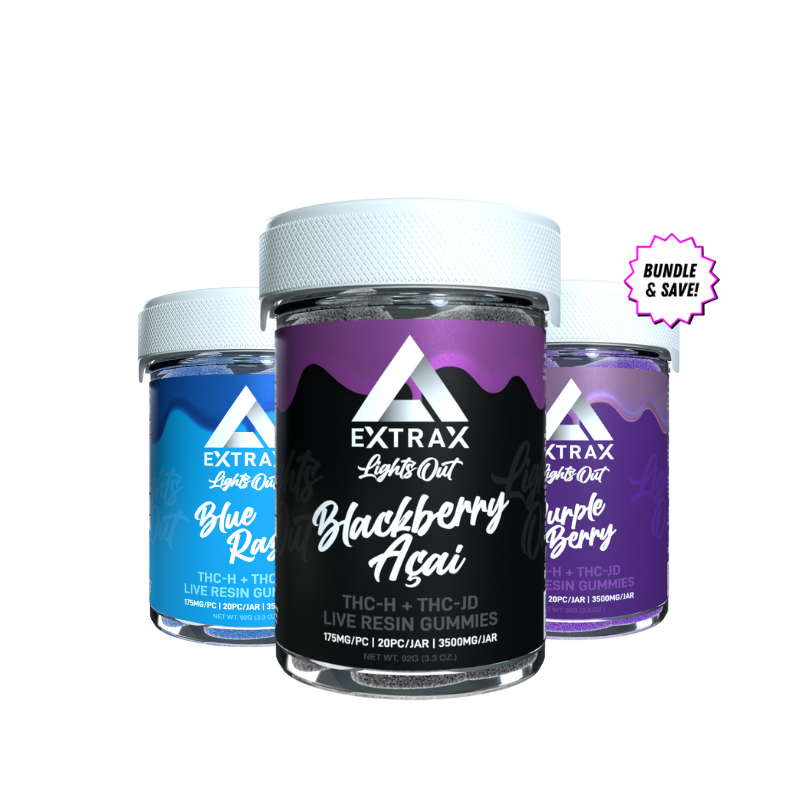 THCh + THCjd Gummy Bundle | Lights Out