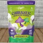 Purple Cannadelic Magic Mushroom Microdose Gummies 6000mg Best Price
