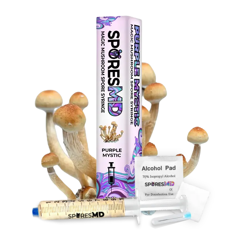 SporesMD Purple Mystic Mushroom Liquid Culture (10ml)