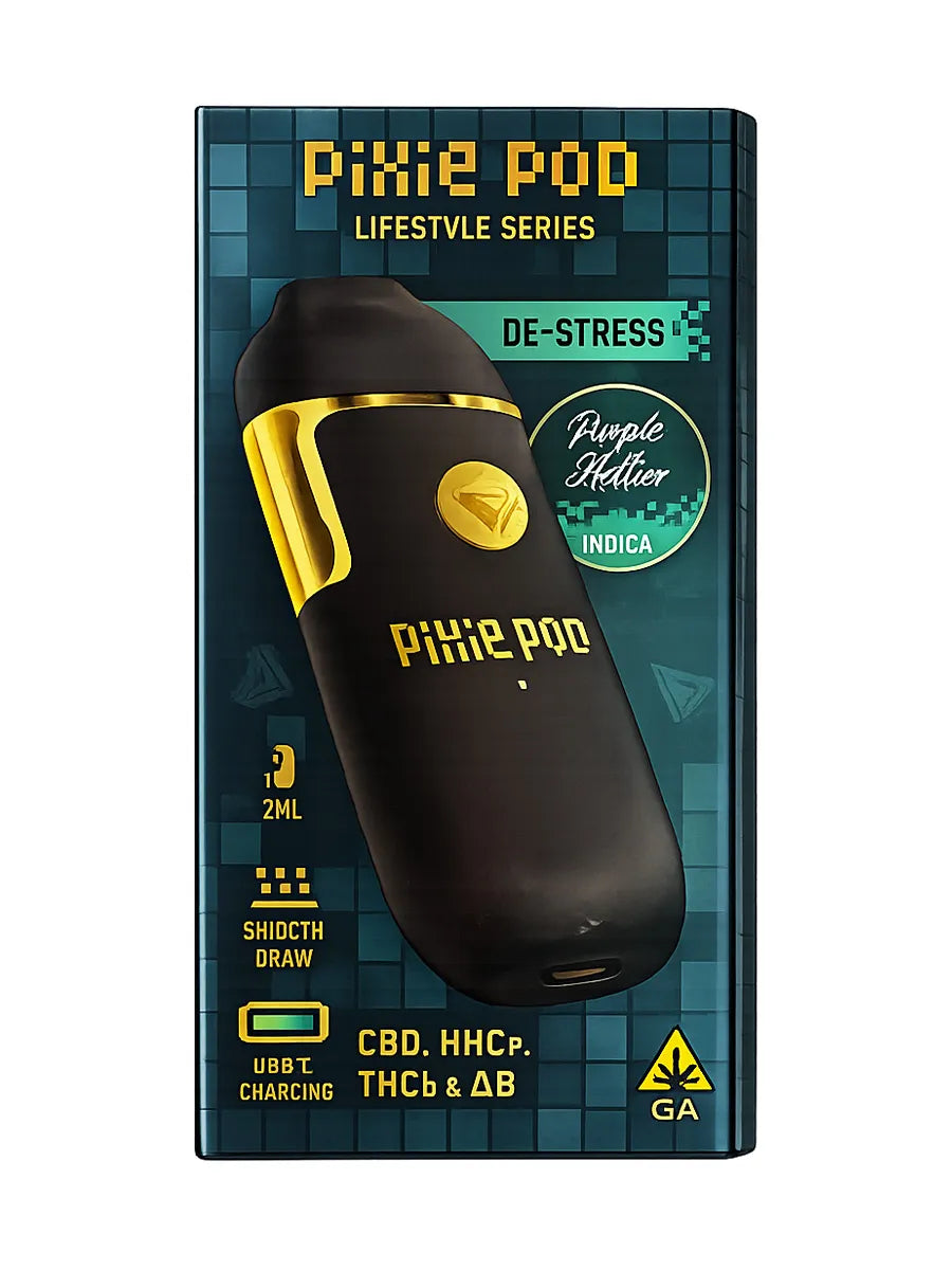 Purple Zkittlez Pixie Pod Lifestyle Series Disposable Vape 2ml