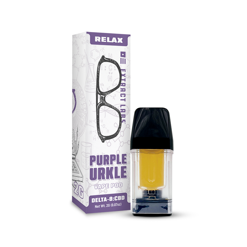 Extract Labs Delta 8 Relax Pod | Purple Urkle | Indica