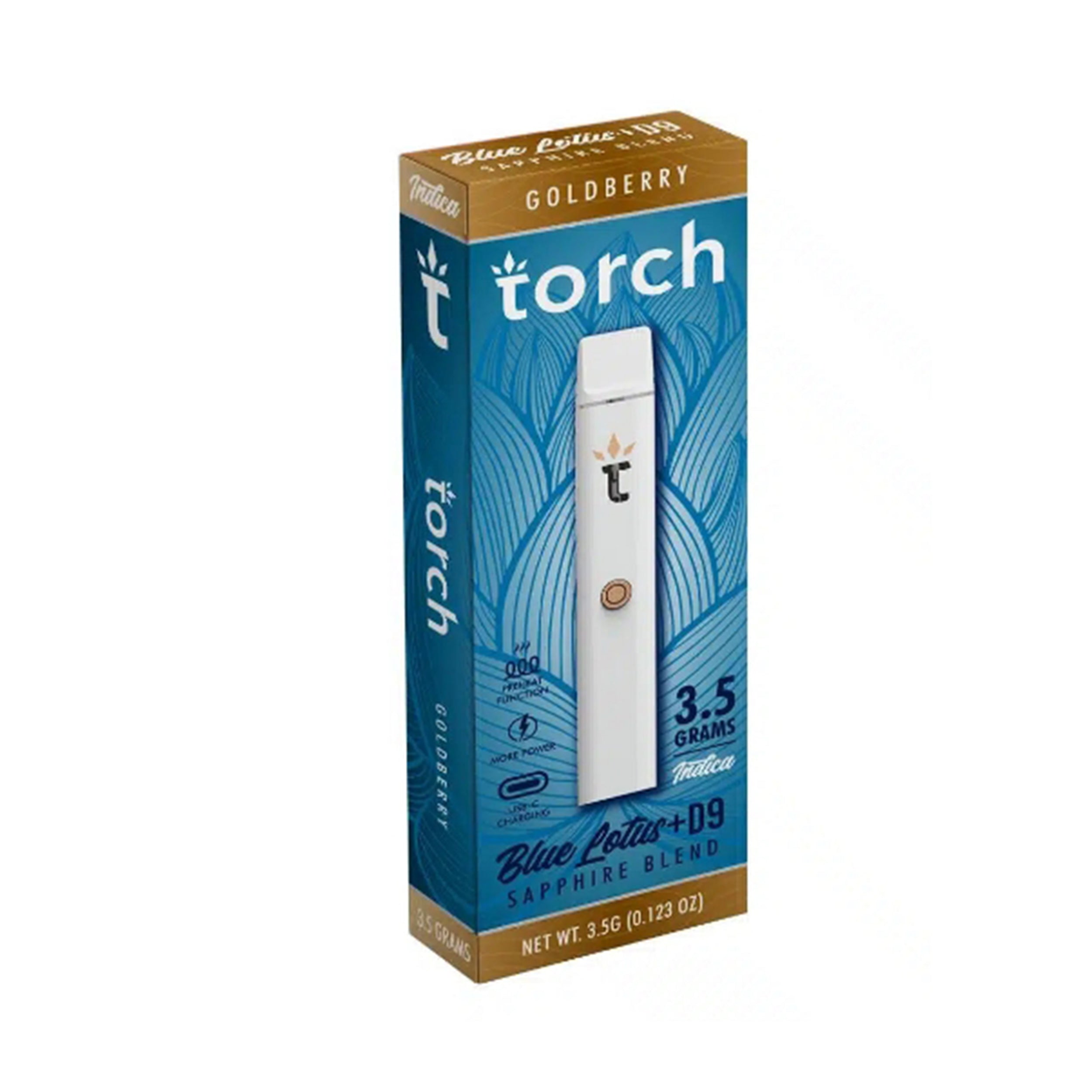 Torch Blue Lotus Sapphire Blend Disposable Vape Pens | 3.5g Best Price