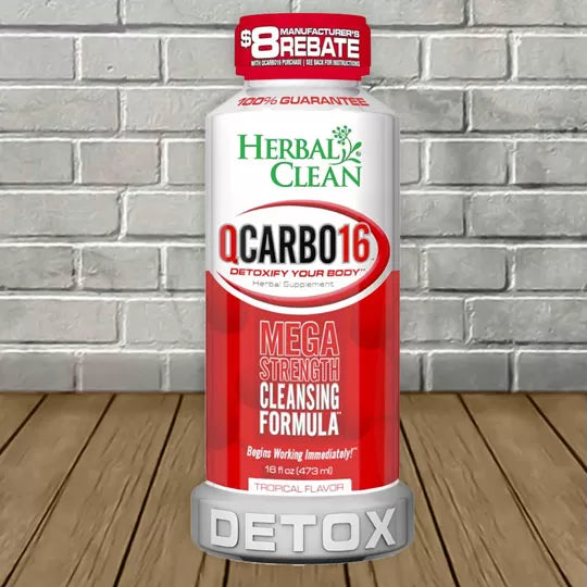 Herbal Clean Qcarbo Detox Drink 16oz Best Price