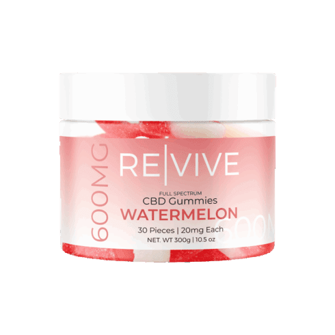 The Hemp Doctor REVIVE | 20mg CBD Watermelon Ring Gummies