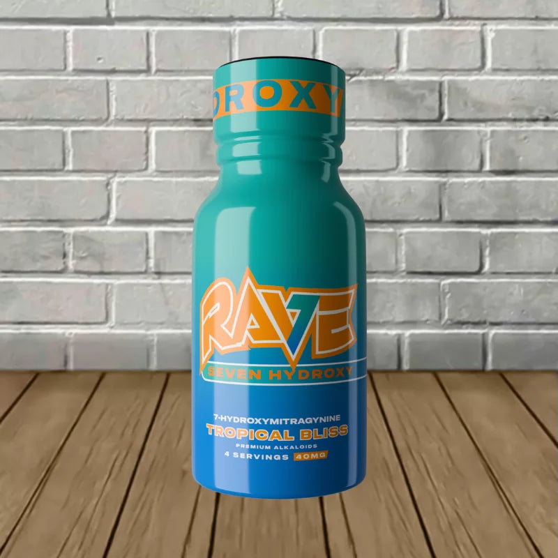 Rave Kratom Seven Hydroxy Liquid Extract Shot 40mg Best Price
