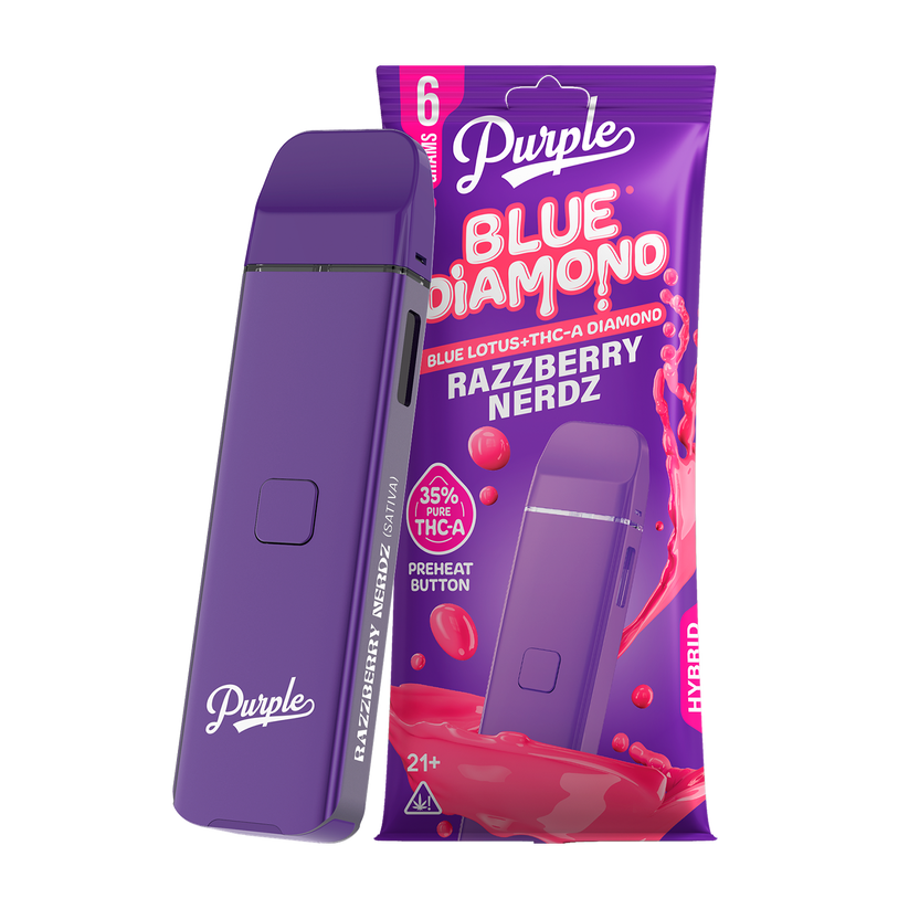 Purple Organics Blue Diamond Disposable THCA – 6 Grams