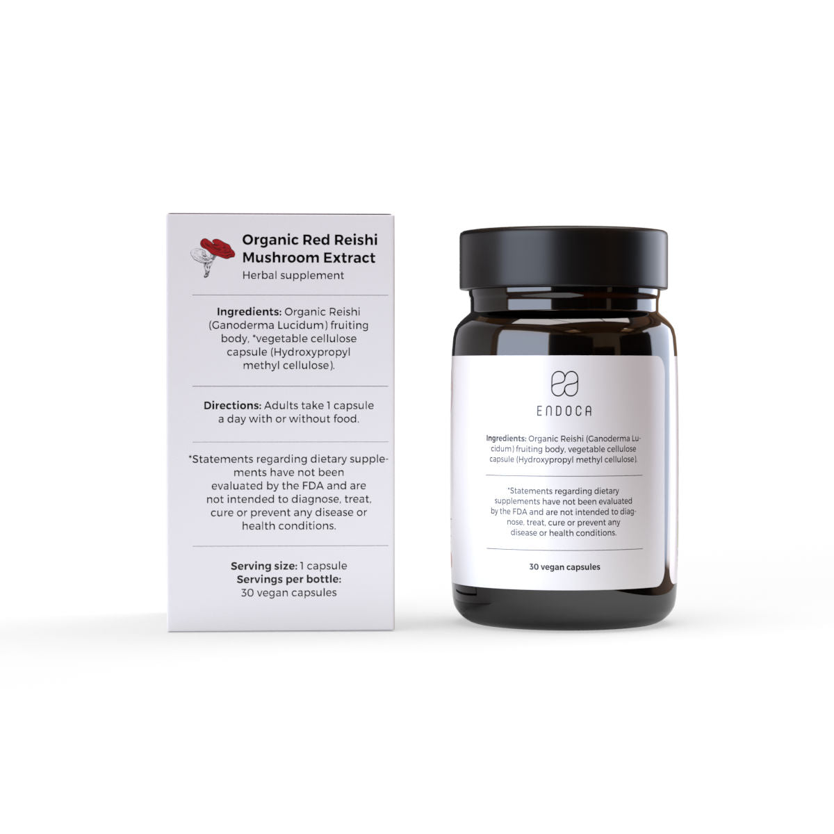 Endoca Red Reishi Mushroom Extract Best Sales Price - CBD