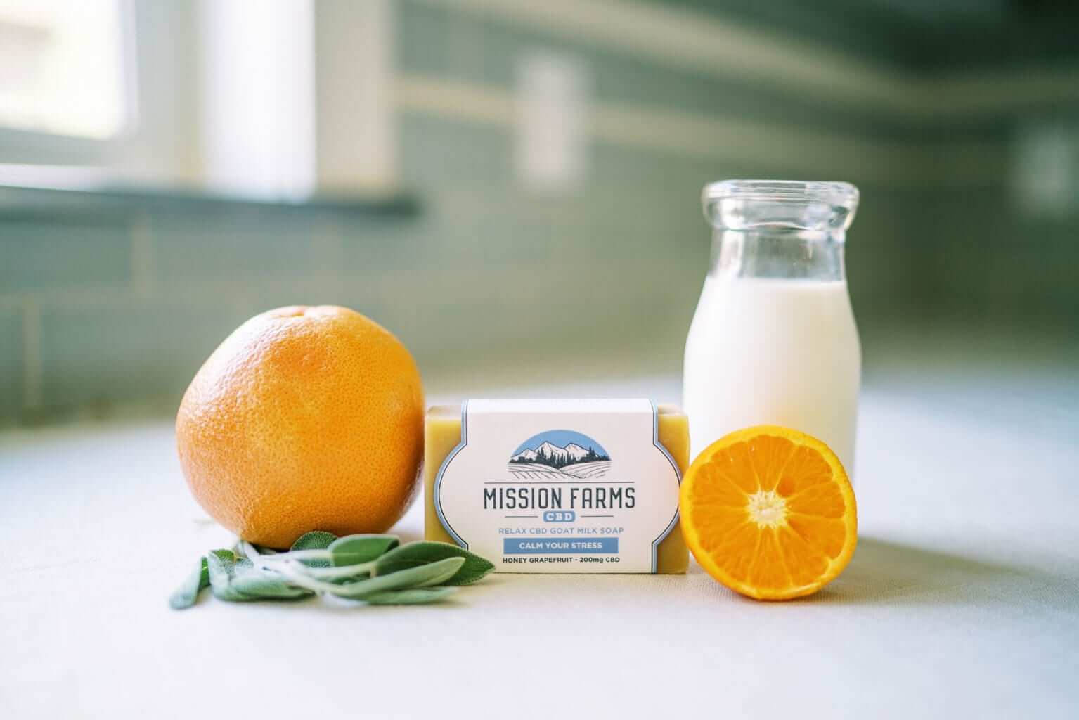Mission Farms Relax CBD Goat Milk Soap