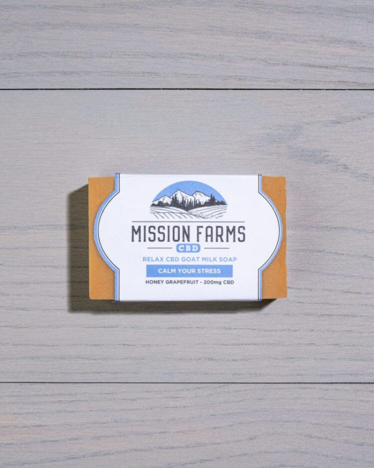 Mission Farms Relax CBD Goat Milk Soap