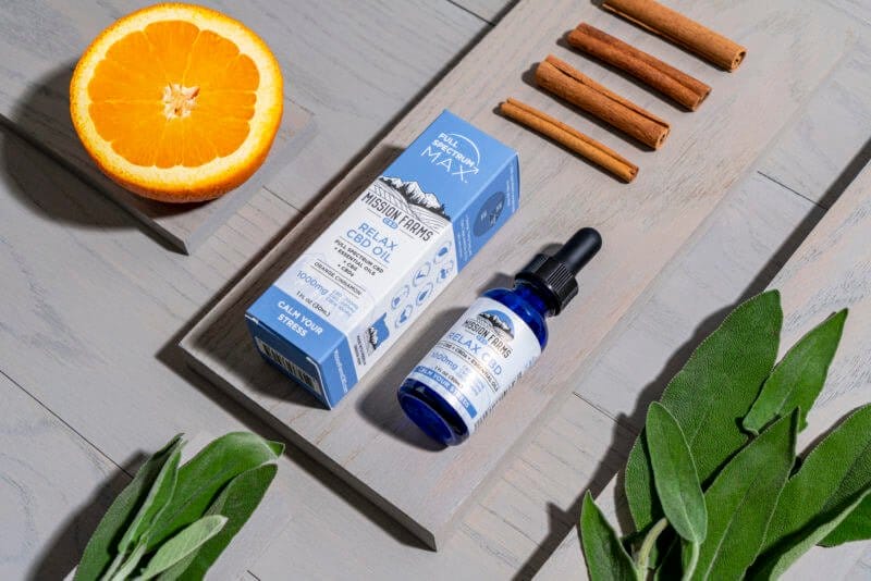 Mission Farms Full Spectrum Max Relax CBD Oil