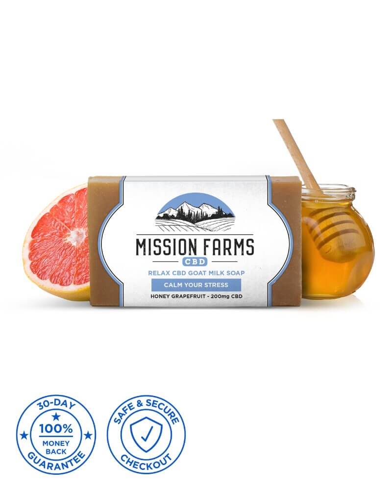 Mission Farms Relieve CBD Goat Milk Soap