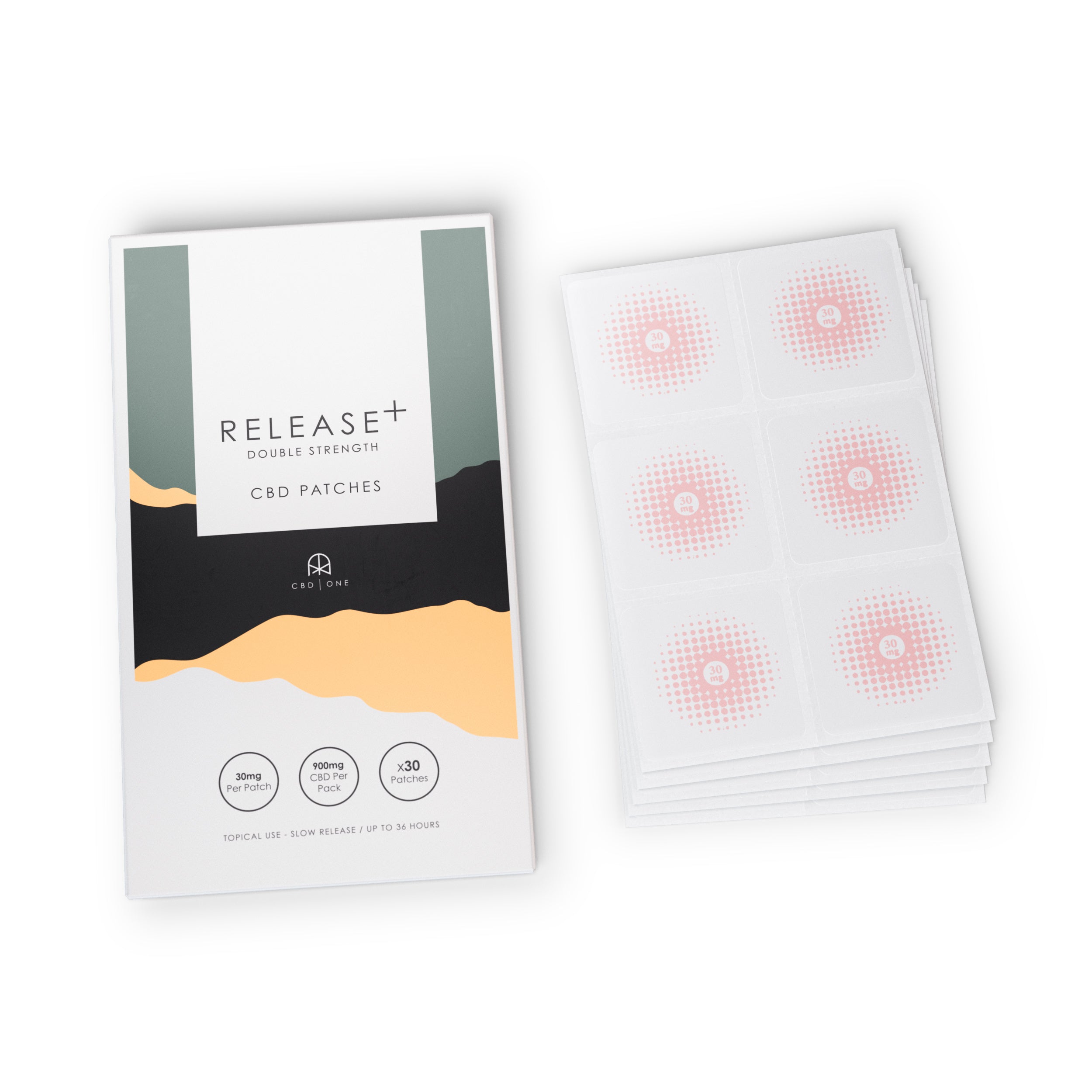 CBD One 30mg High Strength CBD Patches