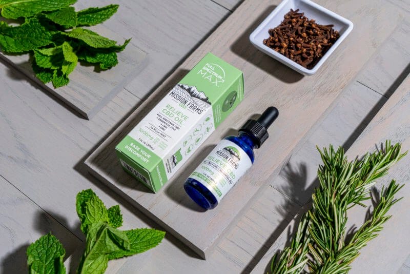 Mission Farms Full Spectrum Max Relieve CBD Oil