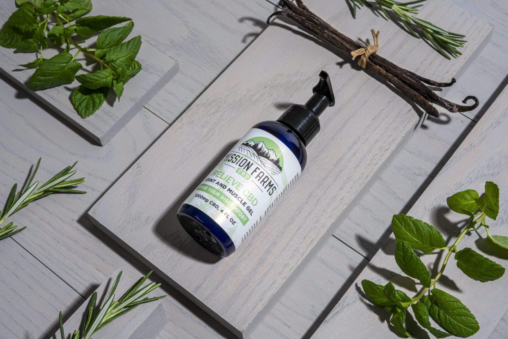 Mission Farms Relieve CBD Joint and Muscle Gel