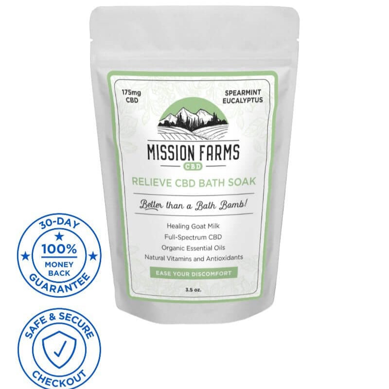 Mission Farms Relieve CBD Large Bath Bundle