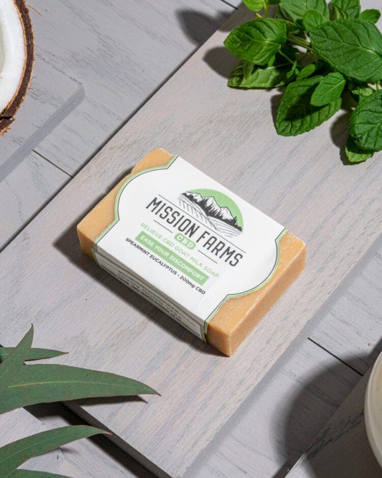 Mission Farms Relieve CBD Goat Milk Soap