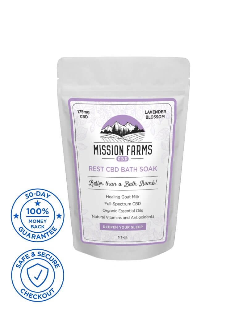 Mission Farms Rest CBD Goat Milk Soap