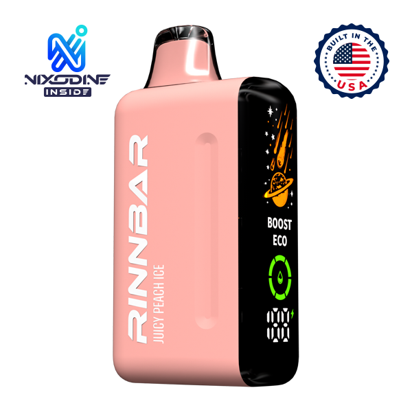 Juicy Peach Ice RINNBAR 50000 Nixodine