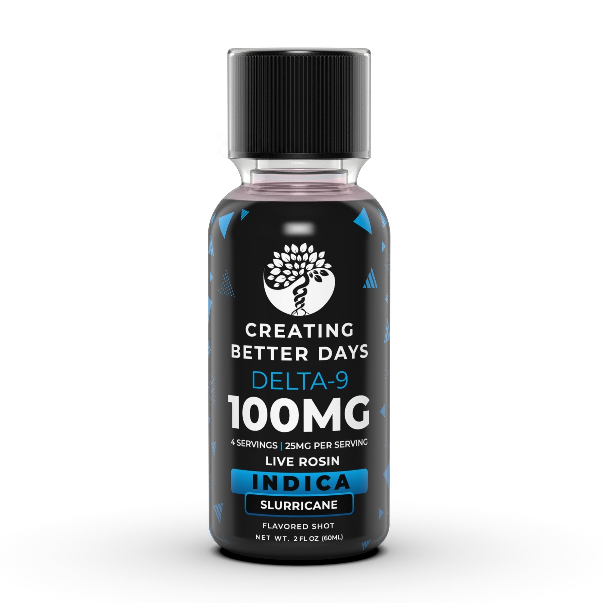 Creating Better Days THC Shots - 100mg Slurricane - High Potency Best Sales Price - Seltzers