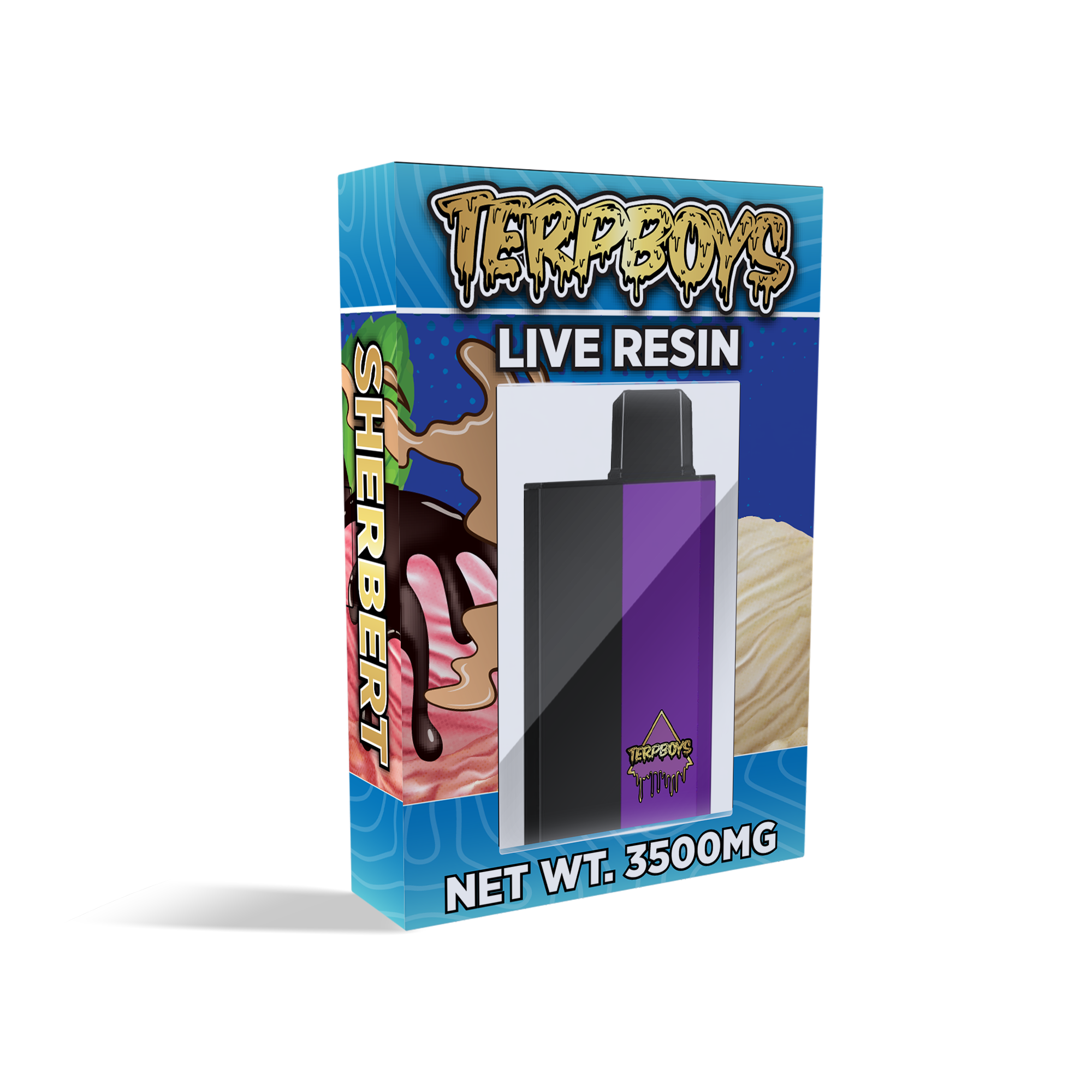 TerpBoys Sherbert Sativa Live Resin Vape (3.5G)