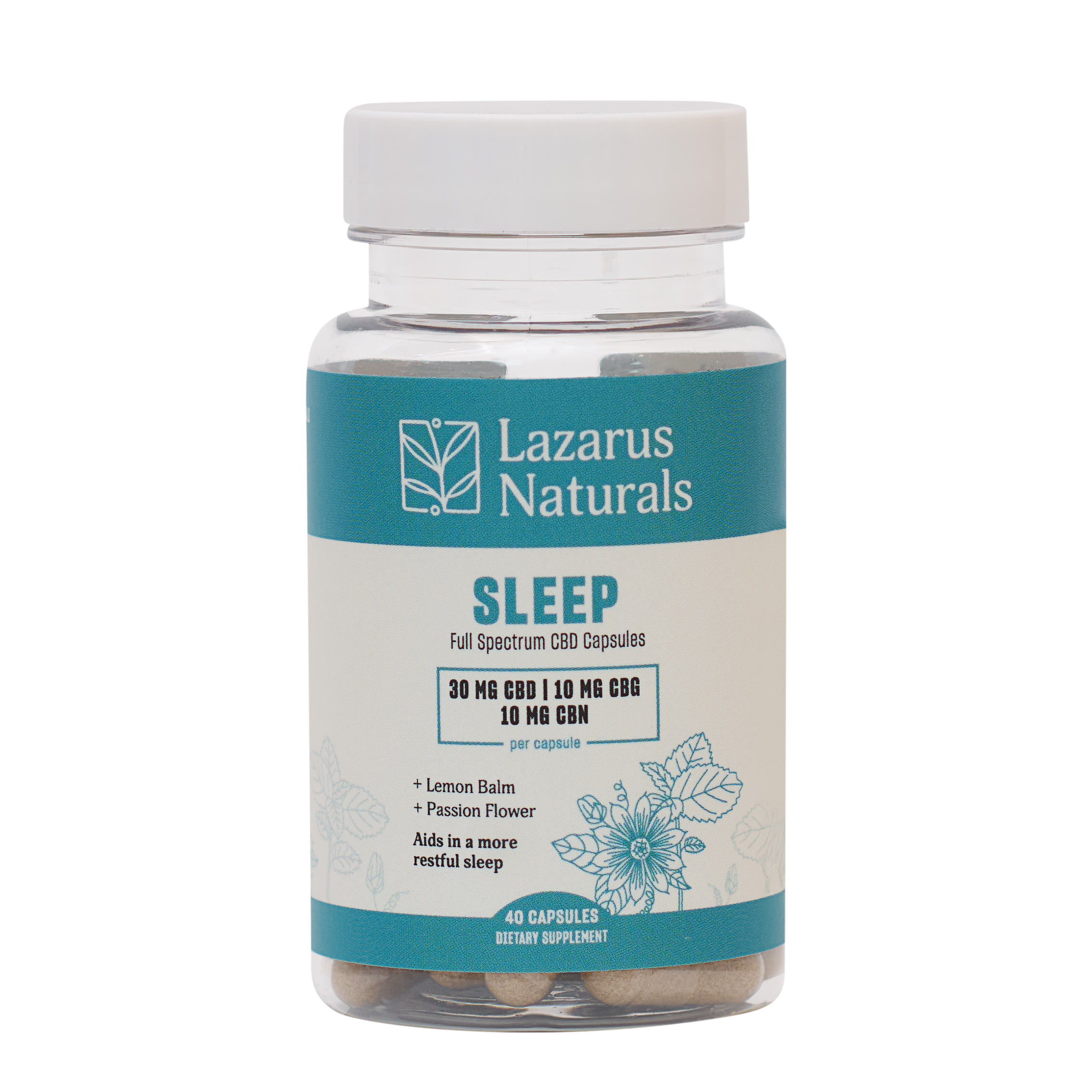 Lazarus Naturals CBD+CBN CAPSULES, SLEEP