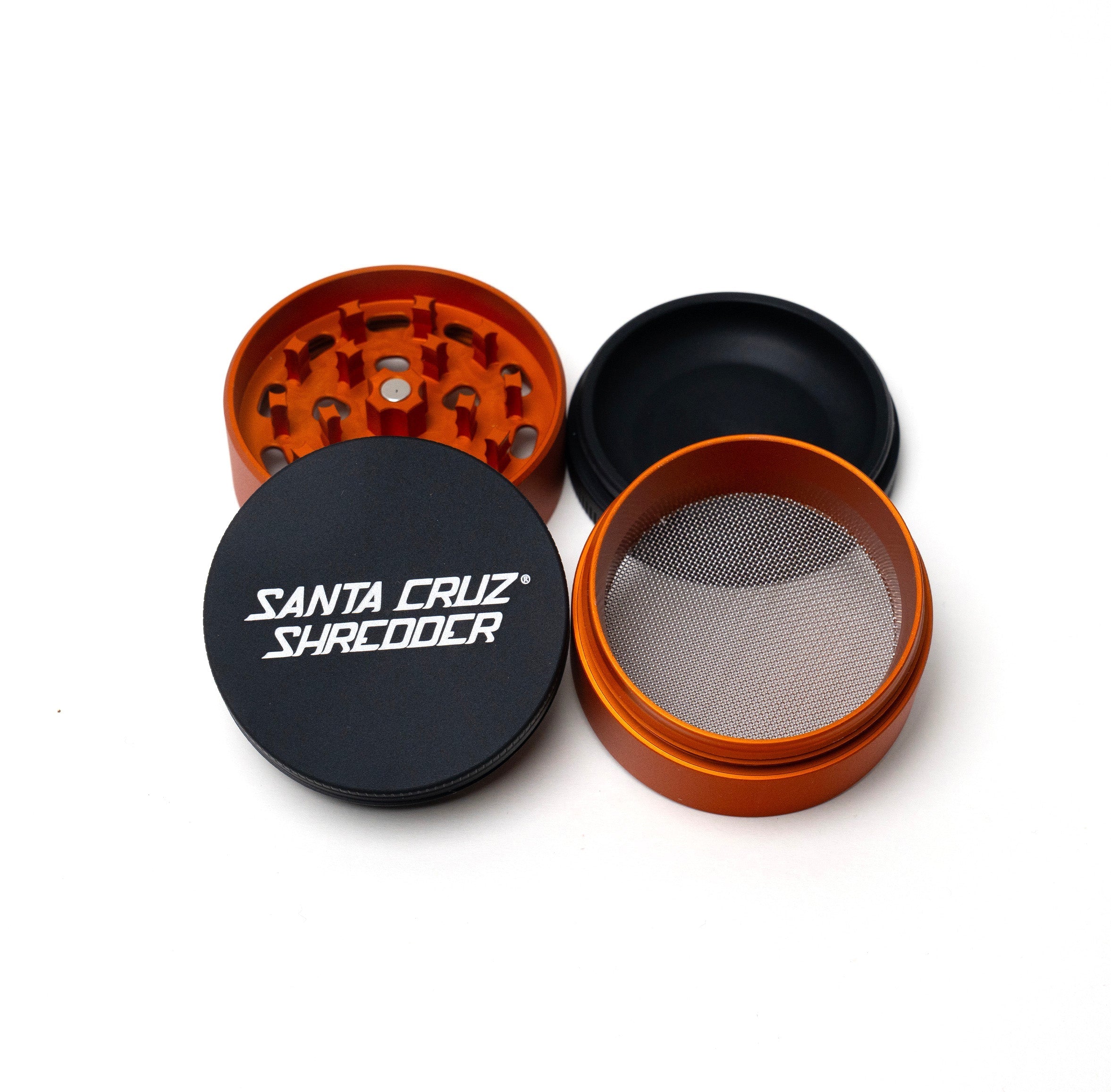 Santa Cruz Shredder Aluminum 4 Piece SPLIT-SERIES Medium Herb Grinders