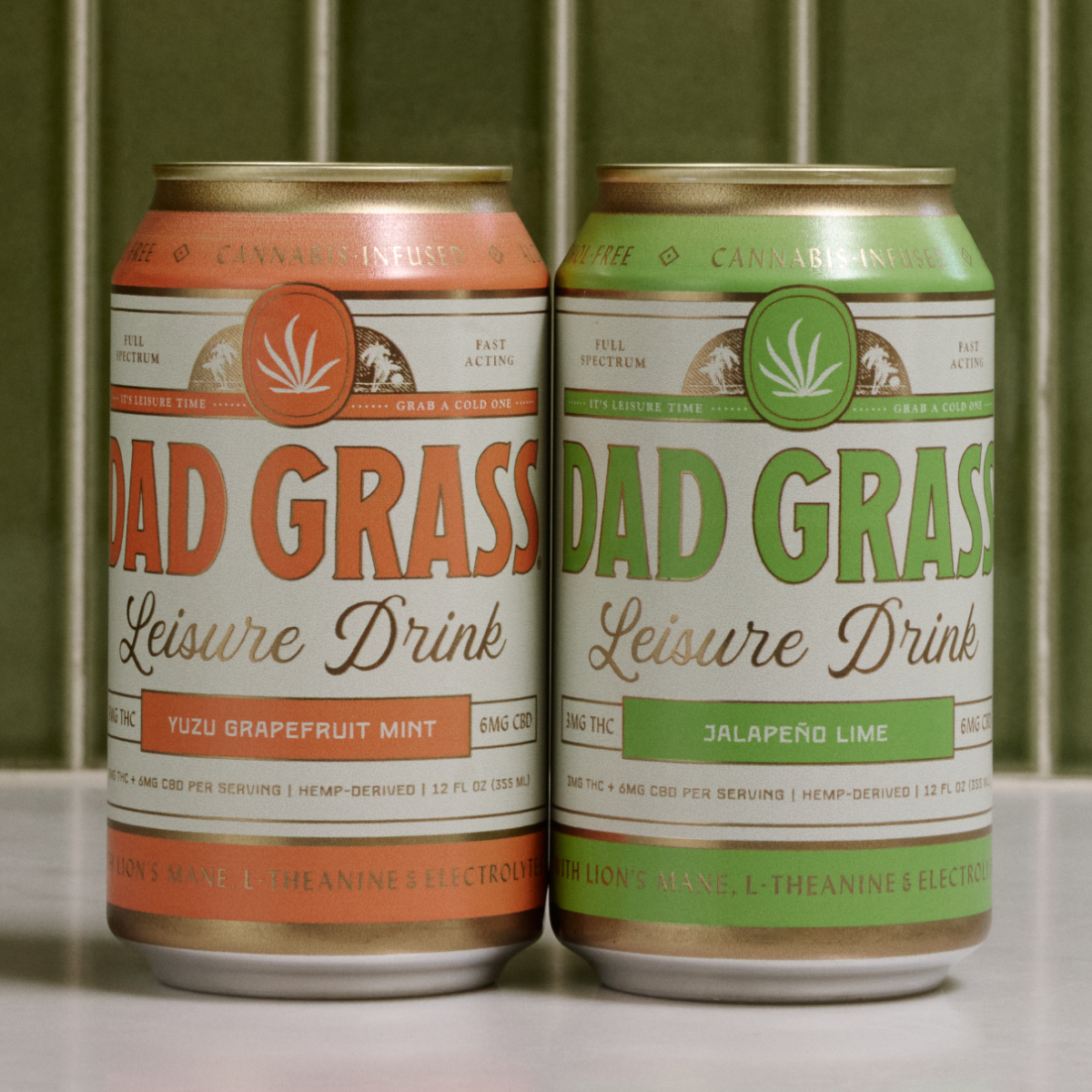 Dad Grass THC Drink - OG Duo Sample Pack [Best Seller]