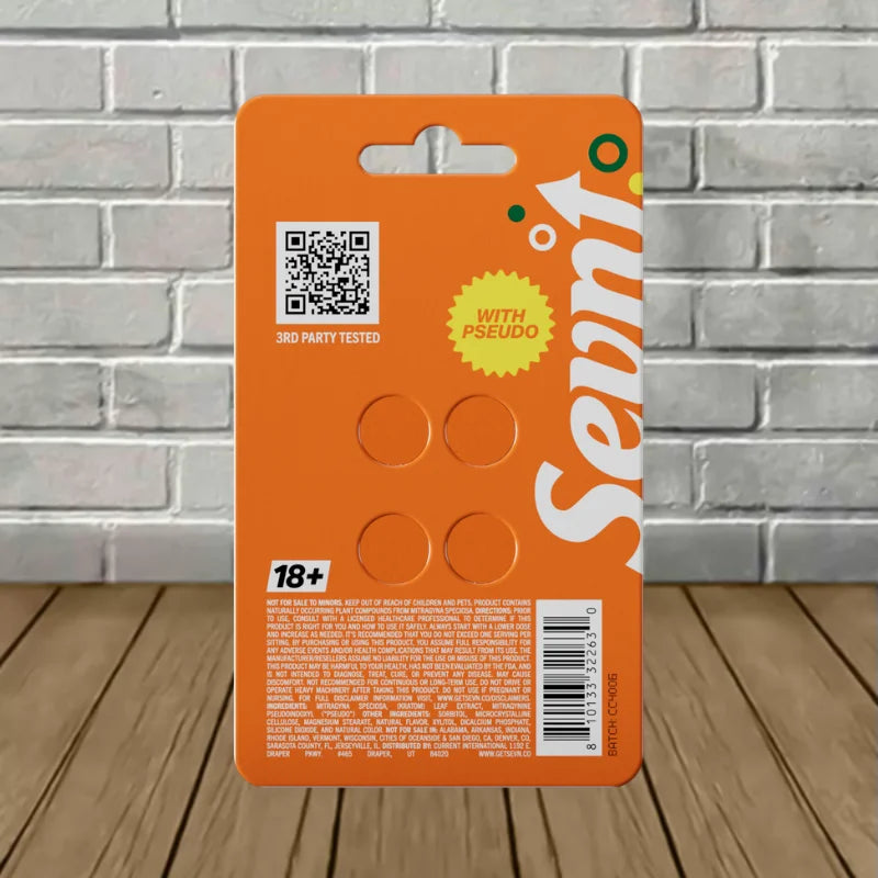 Sevn 7-Hydroxy + Pseudo 4ct Tablets Blister Pack