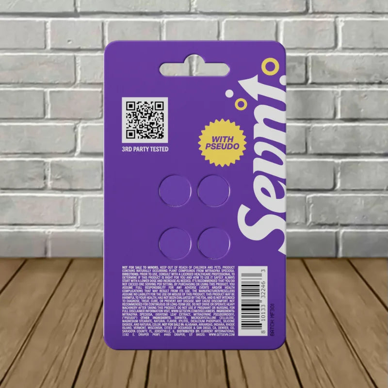 Sevn 7-Hydroxy + Pseudo 4ct Tablets Blister Pack