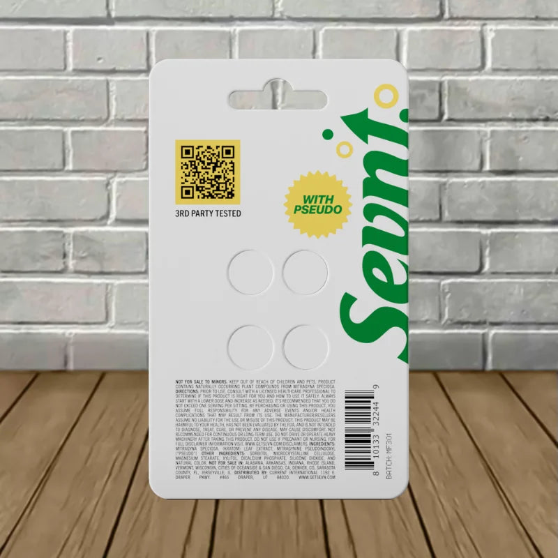 Sevn 7-Hydroxy + Pseudo 4ct Tablets Blister Pack