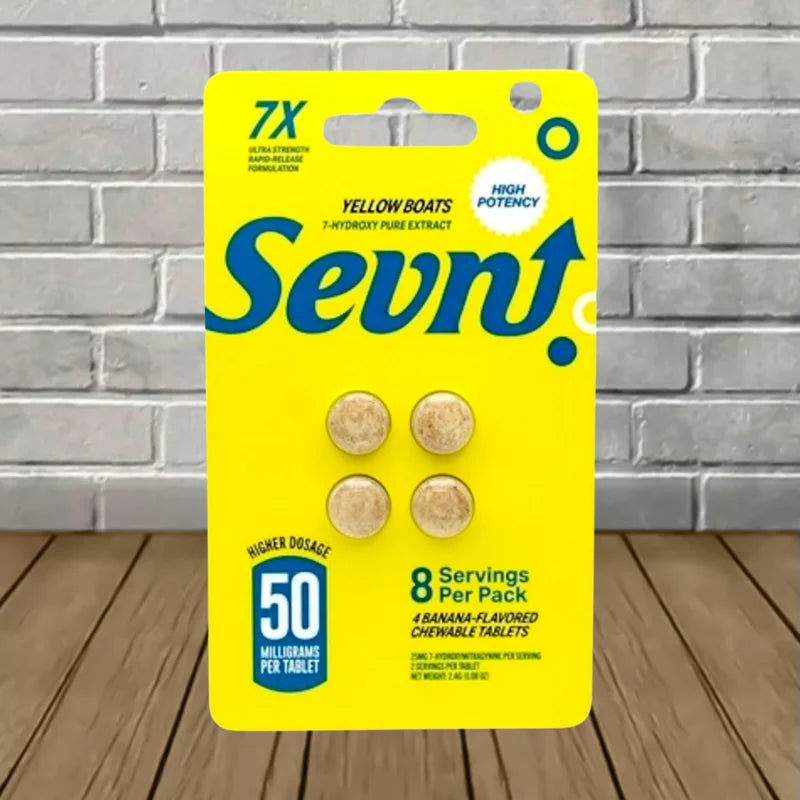 Sevn Ultra Strength 7-Hydroxy Chewable Extract Tablets 4ct