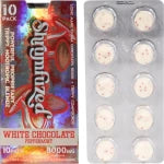 Shrumfuzed Nootropic Trippy Psychedelic Mushroom Chocolate 10pc – (White Chocolate Peppermint) Best Price