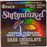 Shrumfuzed Nootropic Trippy Psychedelic Mushroom Chocolate 4pc (Dark Chocolate Crunch) Best Price