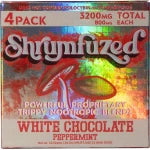 Shrumfuzed Nootropic Trippy Psychedelic Mushroom Chocolate 4pc (White Chocolate Peppermint) Best Price