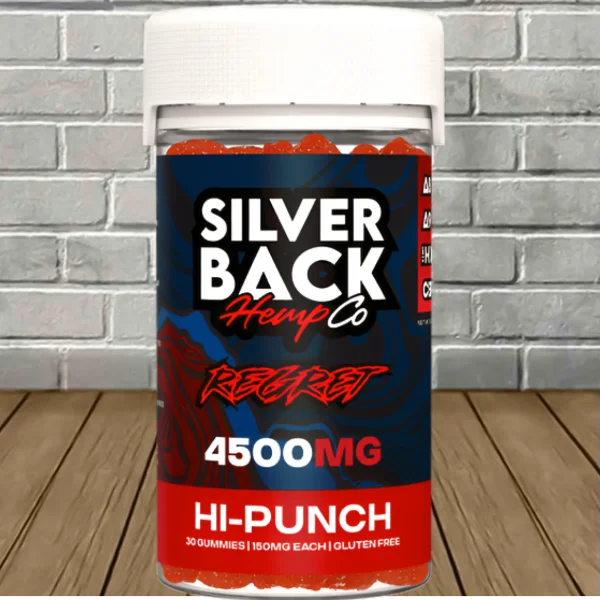 Silverback Hemp Co Regret Blend Gummies 4500mg Best Price