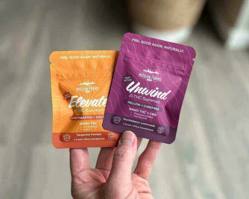 Mission Farms Elevate & Unwind Delta-9 THC Gummies Sample Pack