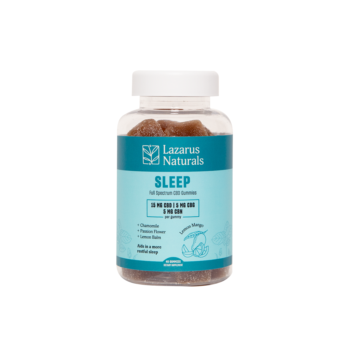 Lazarus Naturals CBD+CBN GUMMIES, SLEEP