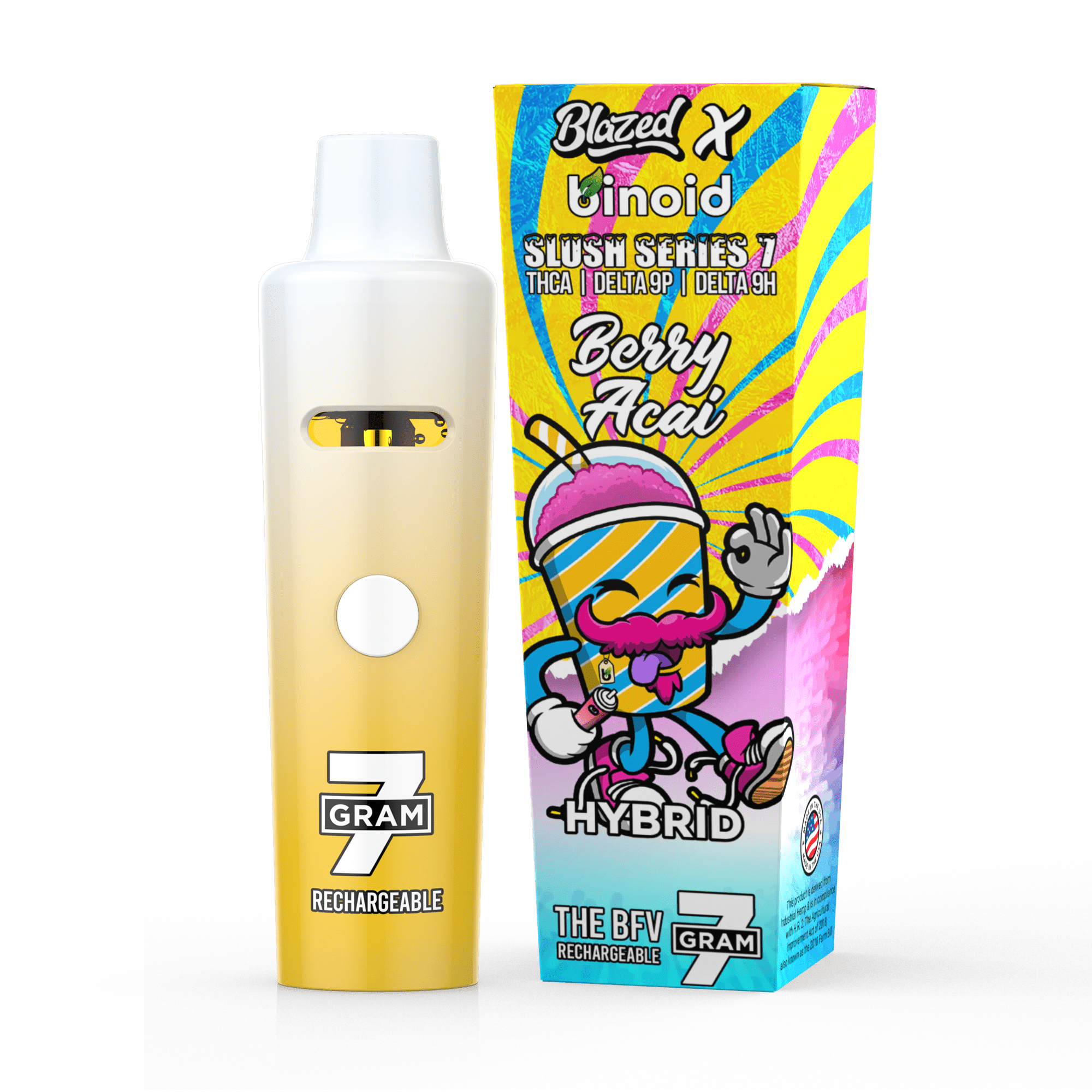 Binoid On Sale: 7 Gram THCA Disposable Vape – Slush Series – Blazed x Binoid