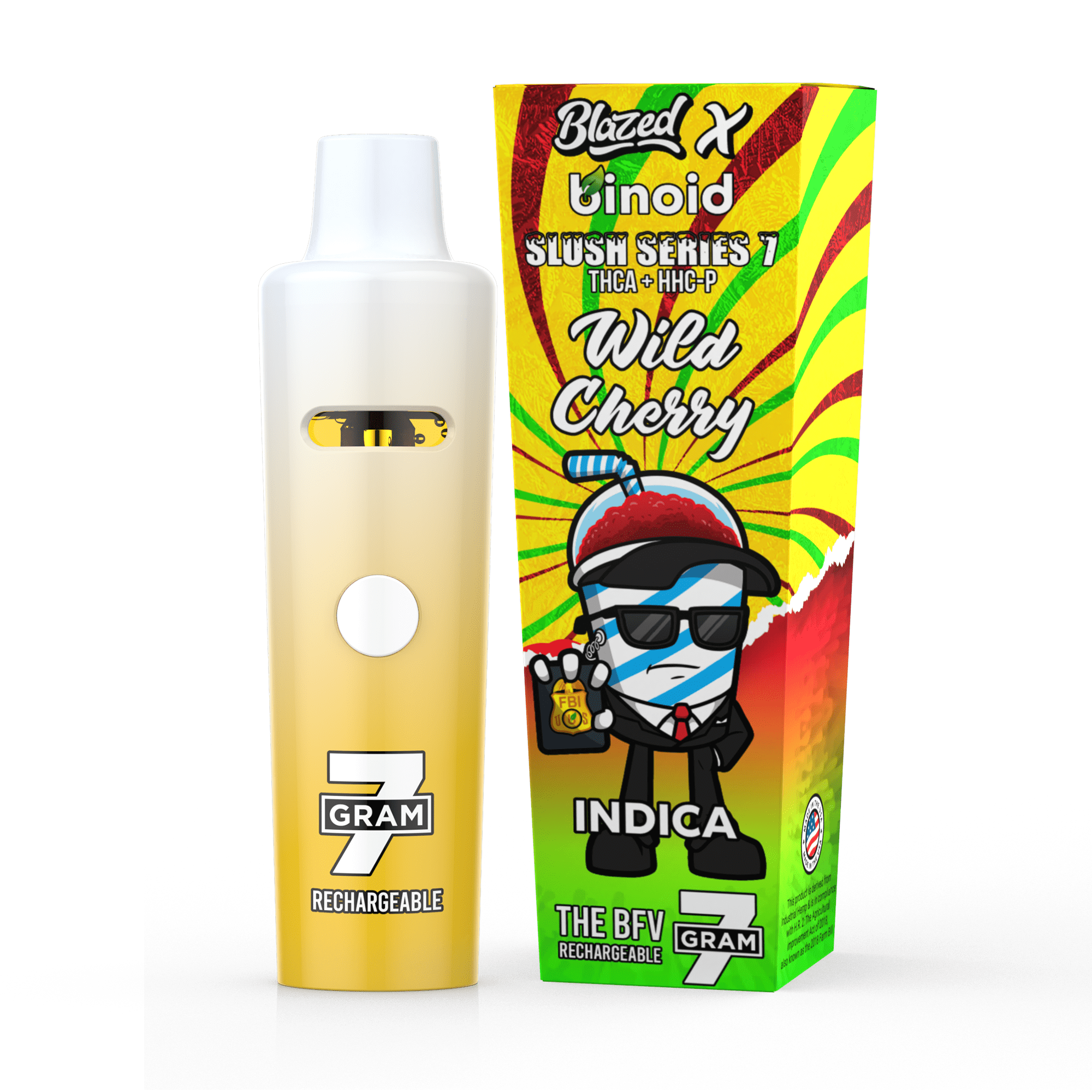 Binoid On Sale: 7 Gram THCA Disposable Vape – Slush Series – Blazed x Binoid