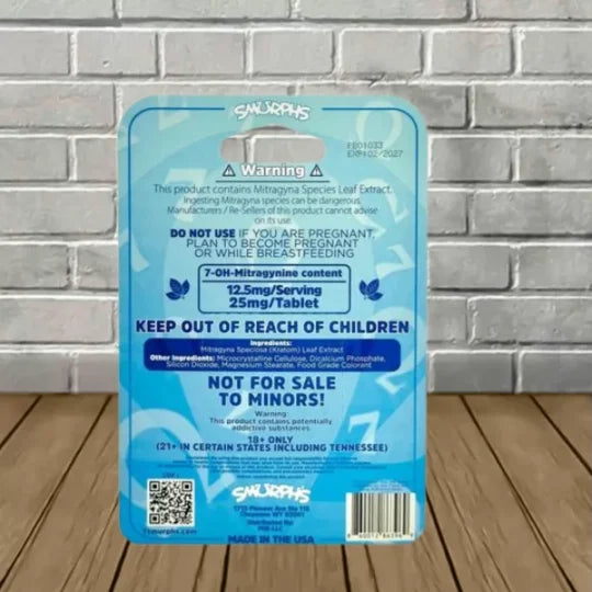 Smurphs 7-Hydroxy Kratom Extract Tablet 400mg