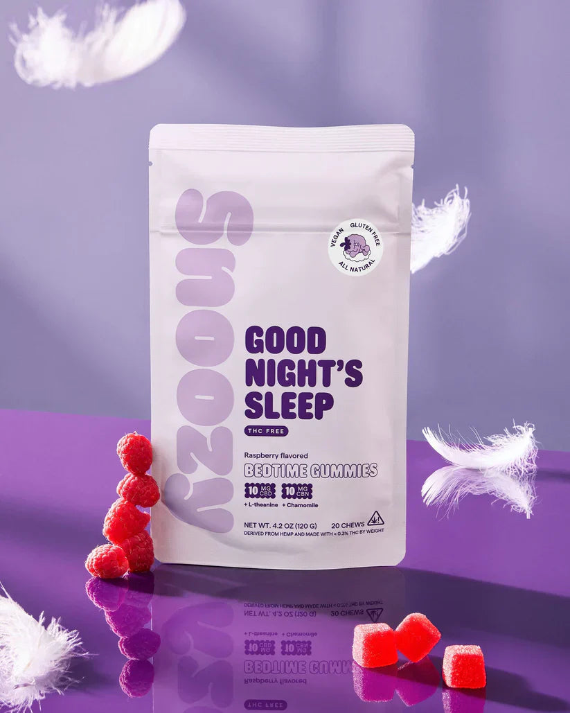 Snoozy CBD + CBN Bedtime Gummies 20ct - 80ct Best Price