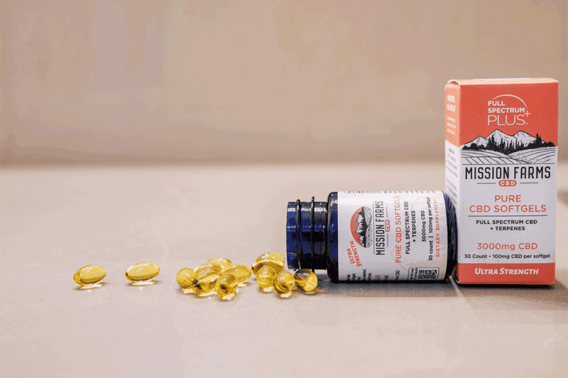 Mission Farms Pure CBD Softgels