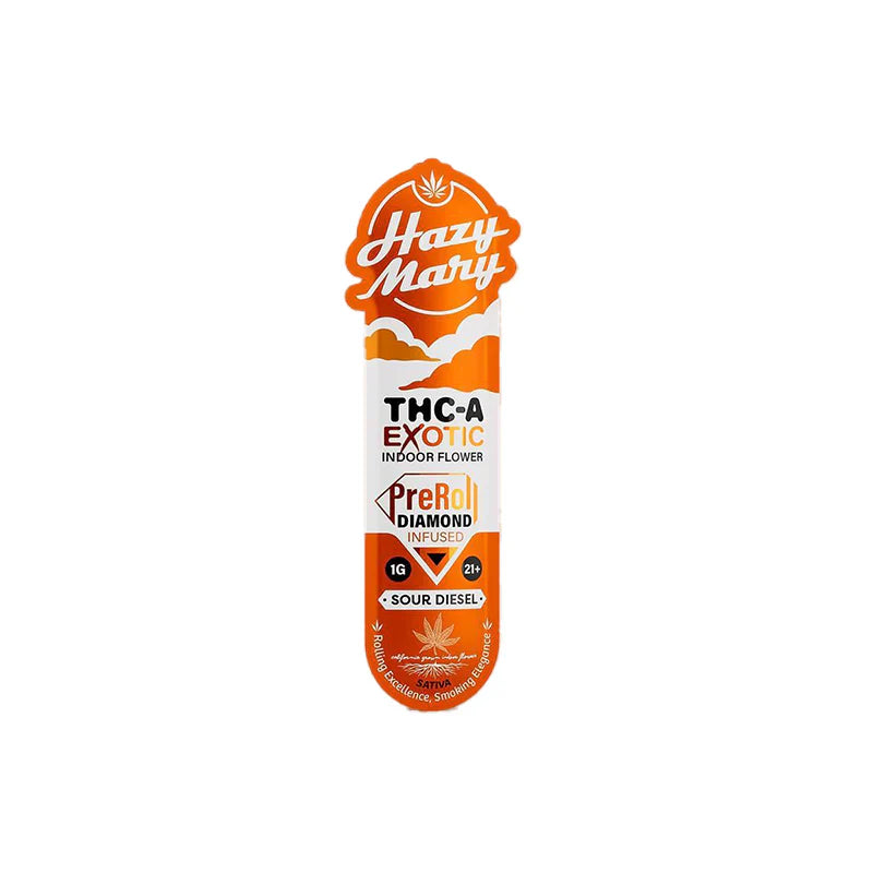 Hazy Mary Exotic Indoor Diamond Infused PreRolls