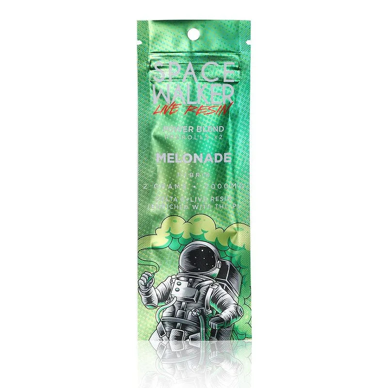 Live Resin Delta 8 THC Prerolls with THC-P – Melonade – 2g – Space Walker