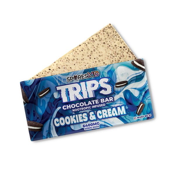 SporesMD Trips Chocolate Bar Nootropic Infused 6400mg