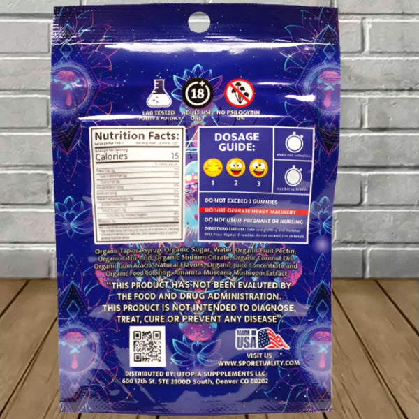 Sporetuality Amanita Muscaria Mushroom Gummies 3750mg Best Price